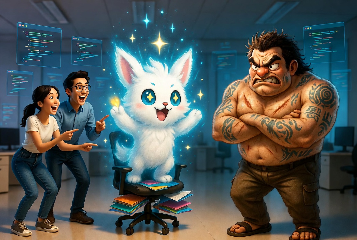 AI in greenfield — everyone loves the cute new thing until the senior engineer crosses his arms