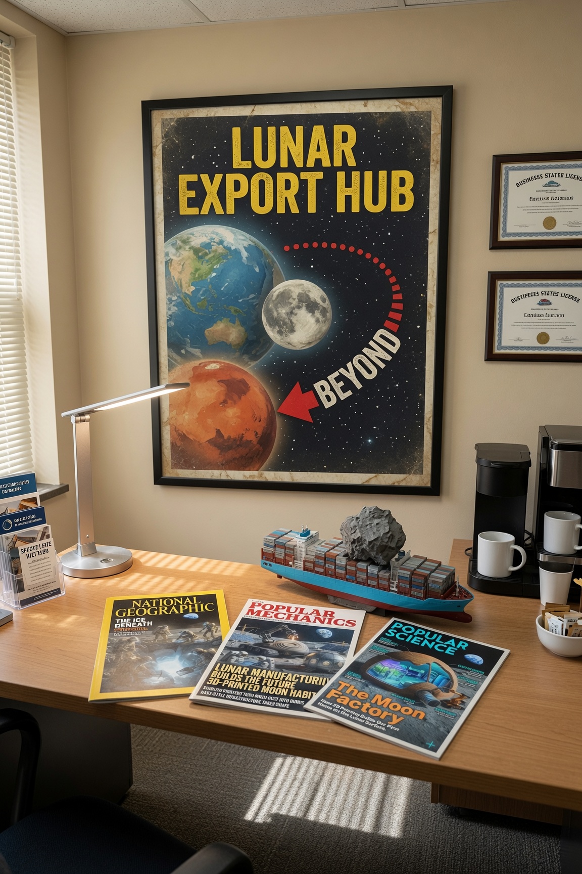 The Lunar Export Hub — where the business case meets the business plan