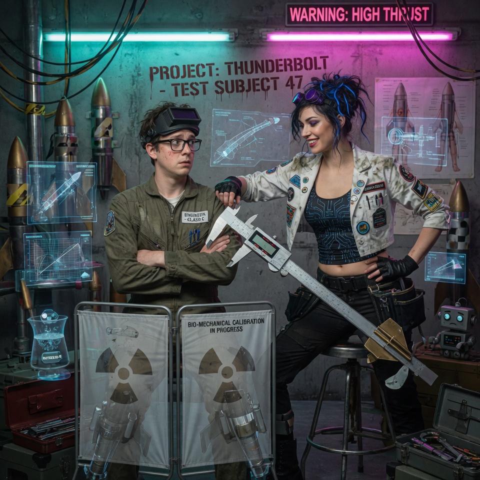 Bio-Mechanical Calibration in Progress — measuring what matters requires precision tools and the right attitude