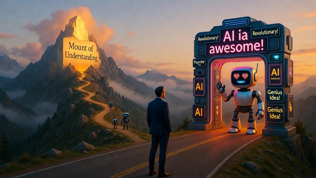 The Dunning-Kruger Reversal — AI inflates confidence while understanding stays flat